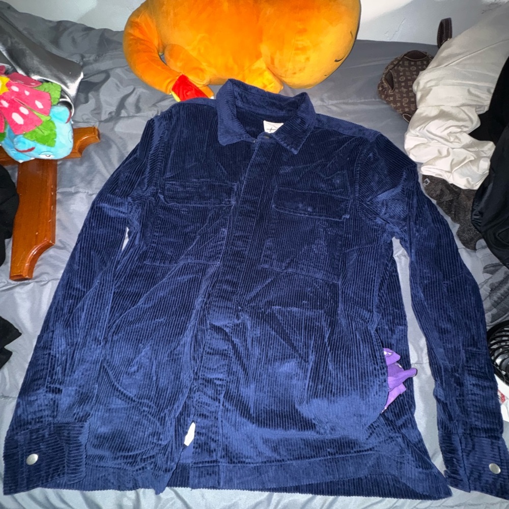 Men's Navy Corduroy Jacket